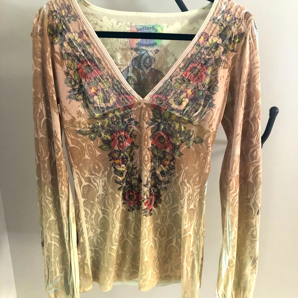 Butterfly Dropout - beautiful unique top
